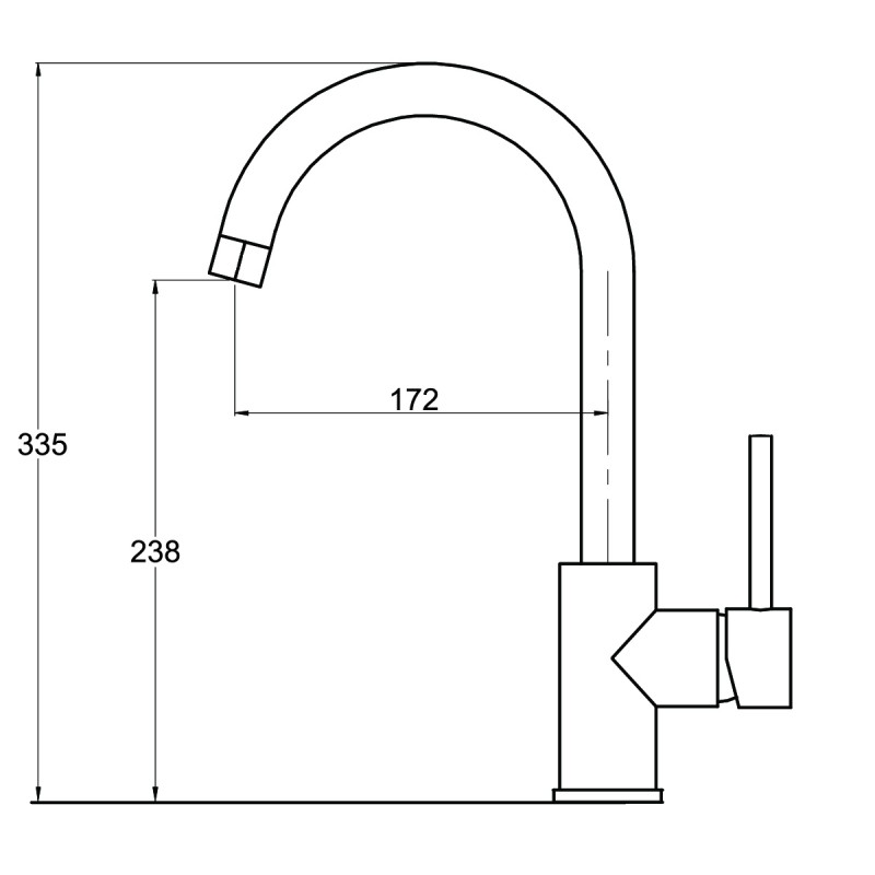 SET kuhinjskega korita in armature NOTUS101S