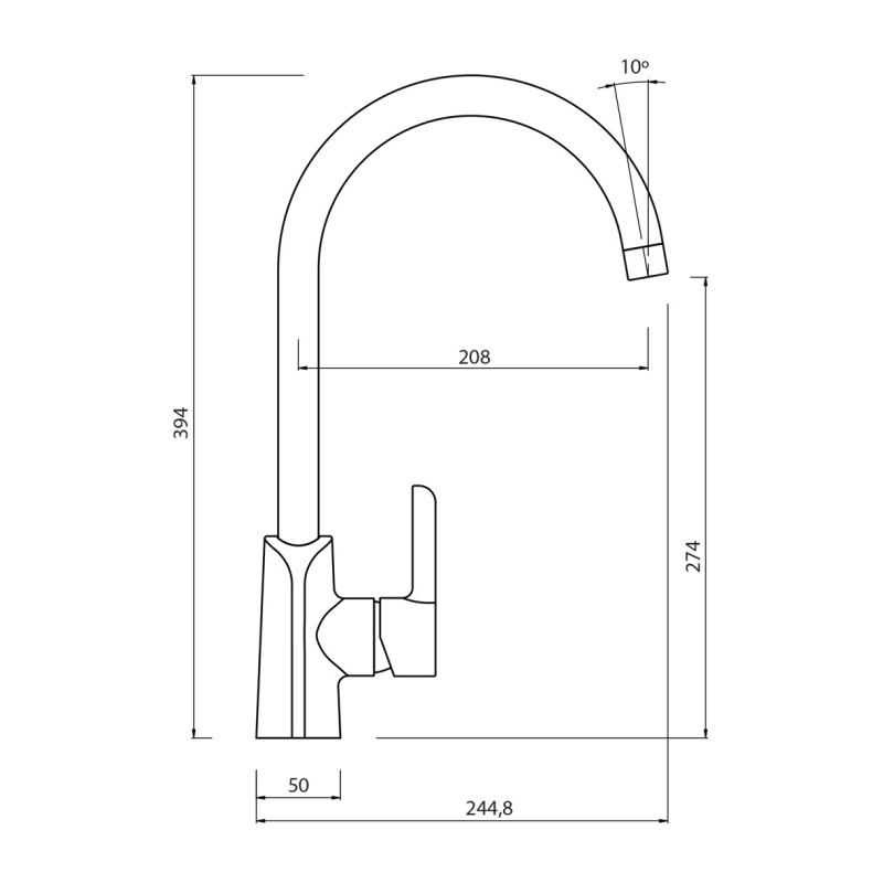 Kuhinjska armatura Sabia grace 5523JG